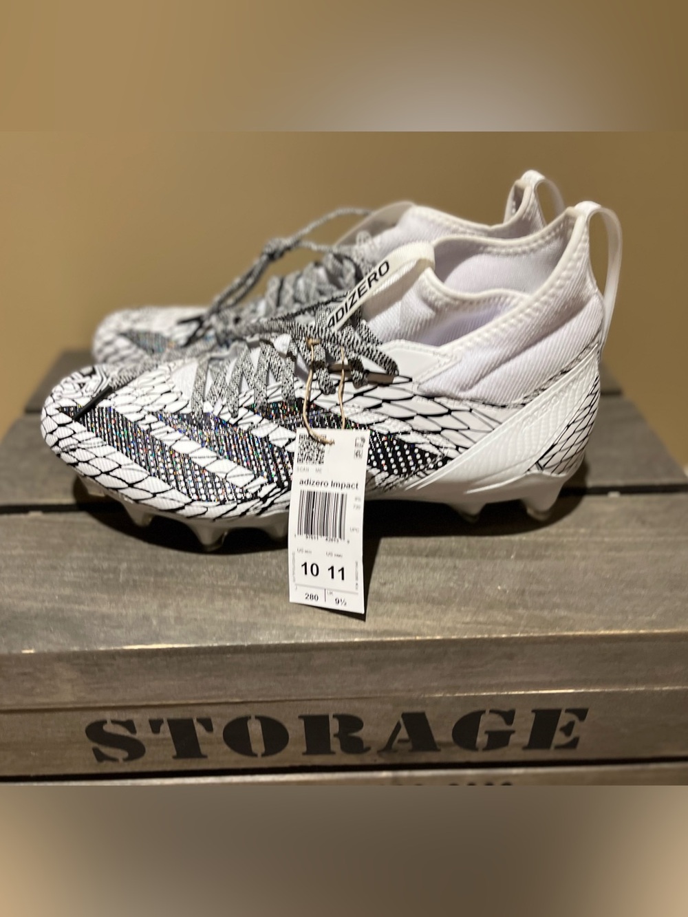 adidas adizero Impact Exotic Speed Football Cleats - Sz 10 M | 11 W NWOB